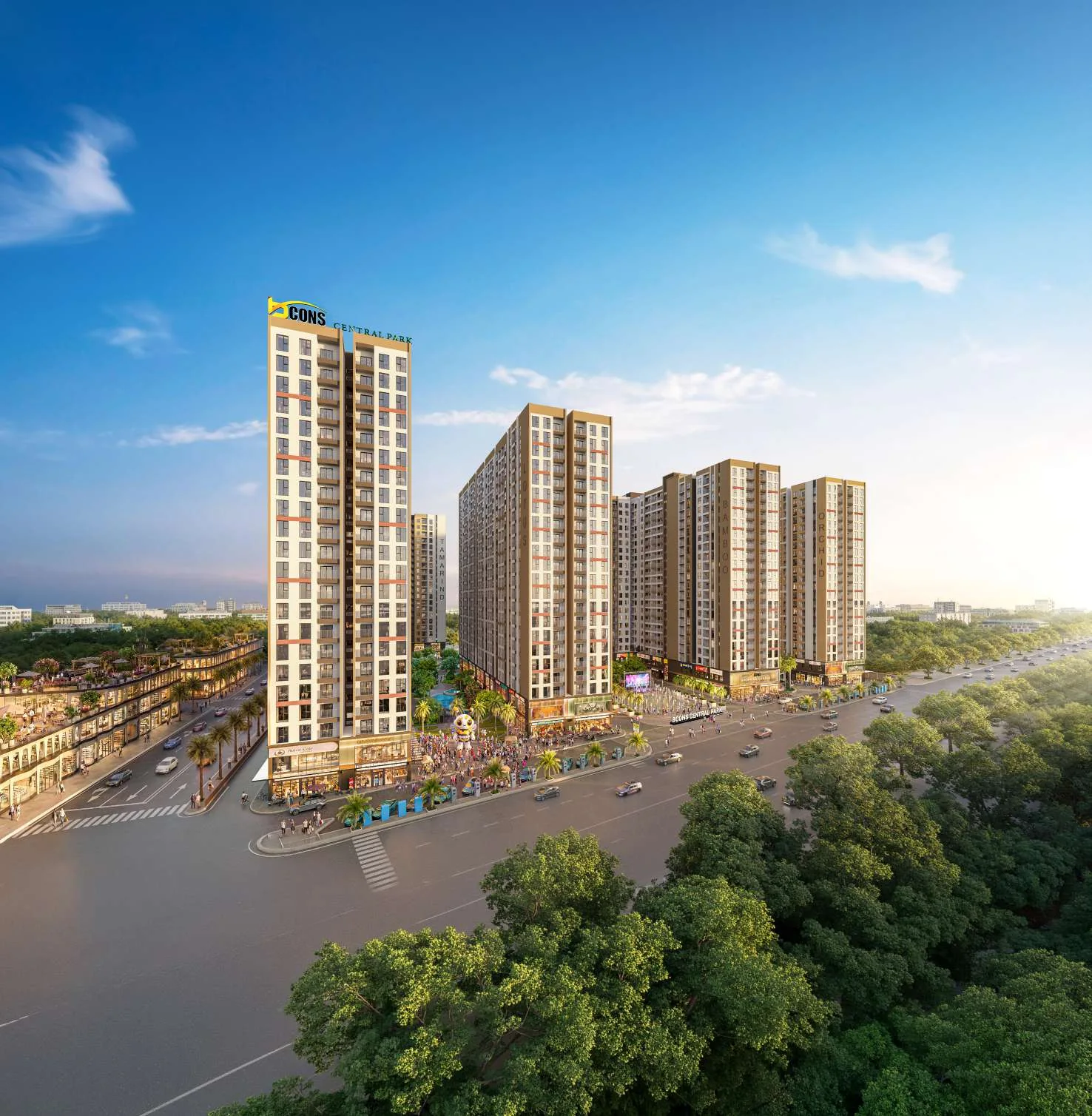 Phối cảnh Bcons Central Park